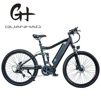 7 snelheid 26 &quot;Aluminium elektrische volle ophanging bergfiets met 21AH batterijcapaciteit