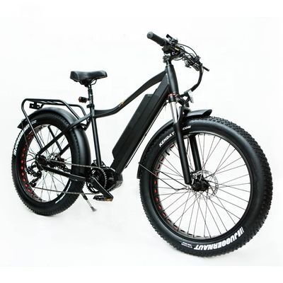 500watt 17AH Batterij 8Fun Midden Motor M600 26&quot; 4.0 Sneeuwband Elektrische Mountainbike