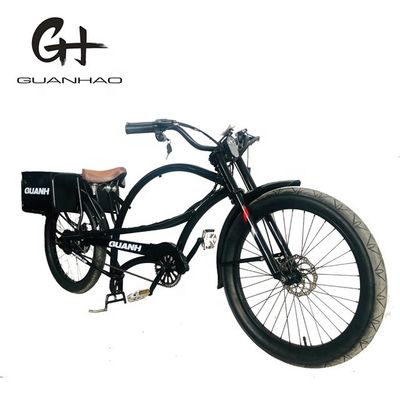 750W 48V 118AH 24&quot; 3.0 banden Single Speed 45KM/H Dual Battery Electric Chopper Bike
