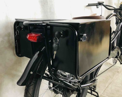 750W 48V 118AH 24&quot; 3.0 banden Single Speed 45KM/H Dual Battery Electric Chopper Bike
