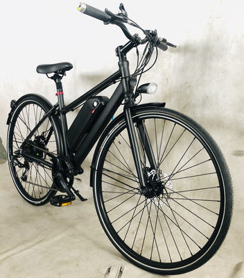26 inch 7 Speed OEM Aluminium Frame 500W 48V 45KM/H Vrouwen City Girl Electric Hybrid Bike