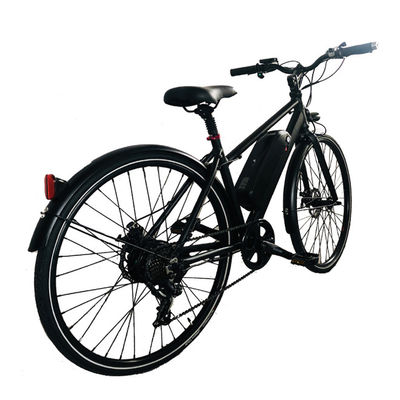 26 inch 7 Speed OEM Aluminium Frame 500W 48V 45KM/H Vrouwen City Girl Electric Hybrid Bike