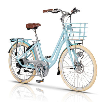 Maximale snelheid 45 km/u 48V500W 14AH 7 snelheden Aluminium frame disc Brake Electric Hybrid Bike