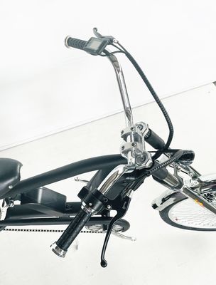 24&quot;-20&quot; 48V500W 40KM/H Single Speed Adult Chopper Elektrische fiets met en gewoon pedaal