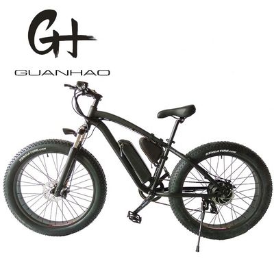 26 inch Hi-Ten Steel Frame 48V 500W 10.4AH Chinese Snow Fat Tire Mountain Electric Bike