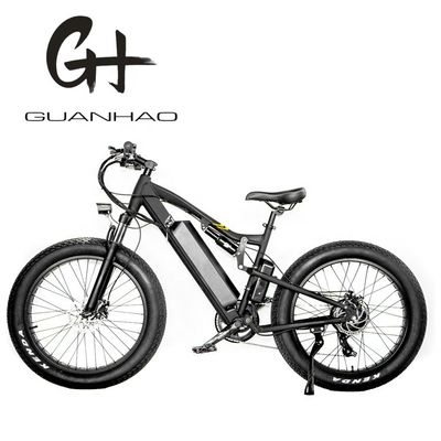 24 inch Fat 4.0 band 48V 1000W 50KM/H Volle ophanging 21AH Elektrische bergfiets E-bikes