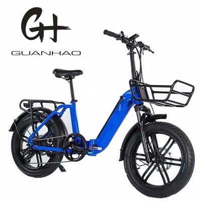 750W Magwheel Motor Door Aluminium vouw frame Suspension Fork Elektrische vouwfiets