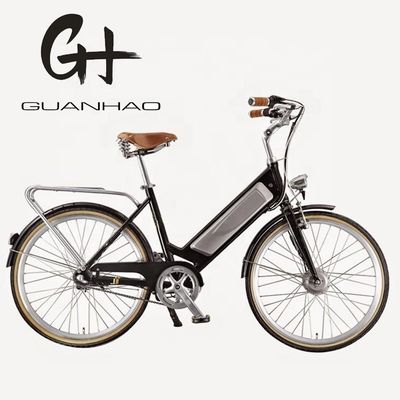 CE EN15194 gecertificeerde aluminium stap door 26 &quot;Smart Sensor elektrische stadsfiets voor vrouwen