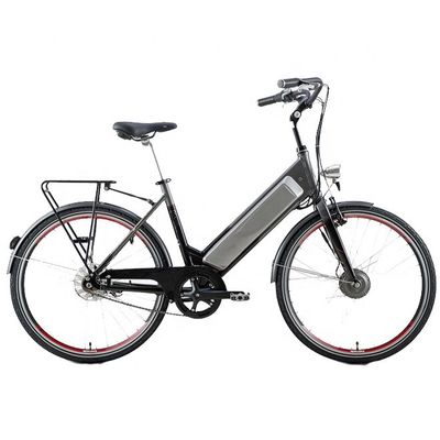 CE EN15194 gecertificeerde aluminium stap door 26 &quot;Smart Sensor elektrische stadsfiets voor vrouwen