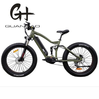 8 SPEED tandwielen 26 inch 48V 17Ah Lithiumbatterij Elektrische bergfiets met 1000W Bafang Middenmotor