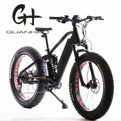 8 SPEED tandwielen 26 inch 48V 17Ah Lithiumbatterij Elektrische bergfiets met 1000W Bafang Middenmotor