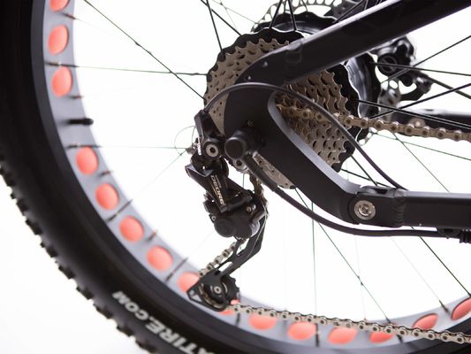8 SPEED tandwielen 26 inch 48V 17Ah Lithiumbatterij Elektrische bergfiets met 1000W Bafang Middenmotor