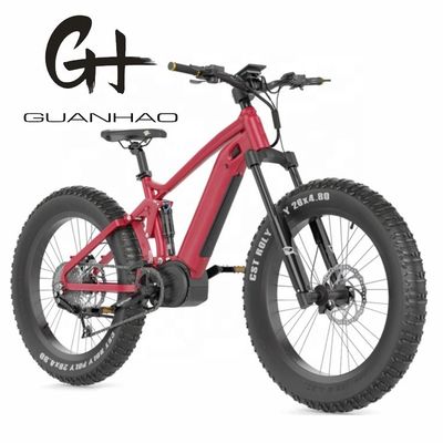 Down Tube Battery 26 inch Bafang M620 Middenmotor 48V 750W 10.5AH CE 45KM/H Fat Tire EBIKE