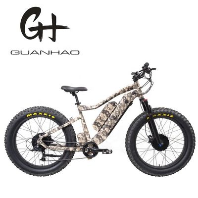Centrale motor 26&quot; 4.0 Fat Tire Volwassenen elektrische fiets met dubbele batterij 48V1000W X2WD CE