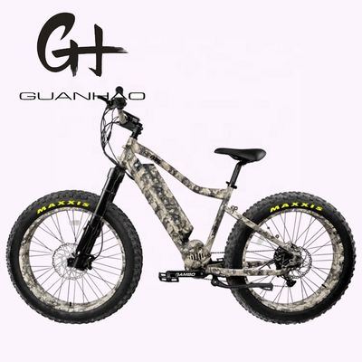 Centrale motor 26&quot; 4.0 Fat Tire Volwassenen elektrische fiets met dubbele batterij 48V1000W X2WD CE