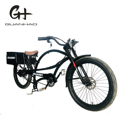 40AH batterij langeafstands elektrische chopper fiets met 48V stroomtoevoer en dubbele batterij