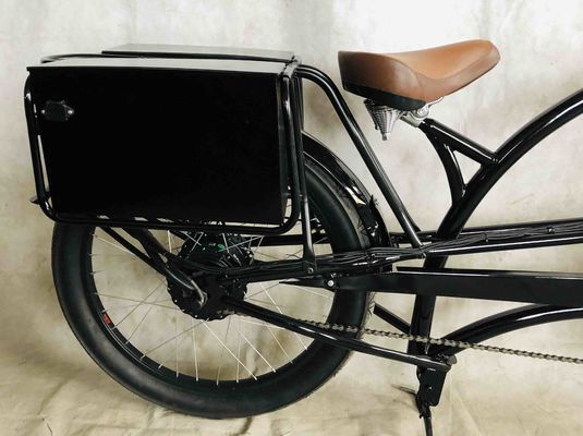 40AH batterij langeafstands elektrische chopper fiets met 48V stroomtoevoer en dubbele batterij