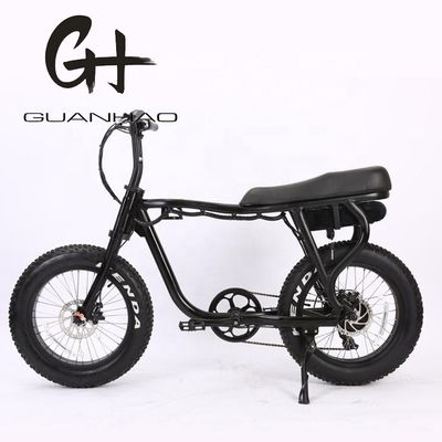 Stijlvolle 20&quot; 48V 500W borstelloze achterwiel 4.0 Fat Tire Electric City Chopper Bike