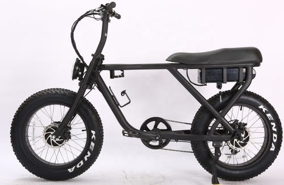 Stijlvolle 20&quot; 48V 500W borstelloze achterwiel 4.0 Fat Tire Electric City Chopper Bike