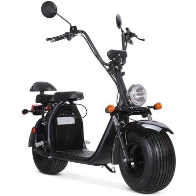 Citycoco Bike Electric Fat Tire Scooter Moped met 60V 2000w Achterhoekmotor 12&quot; Wielgrootte