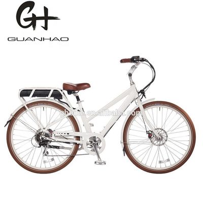Vervaardigd 28 inch City Ebike Style elektrische fiets met aluminiumbatterij