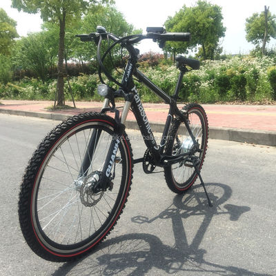 Verborgen batterij Elektrische bergfiets met staalvork en 21 versnellingsbakken