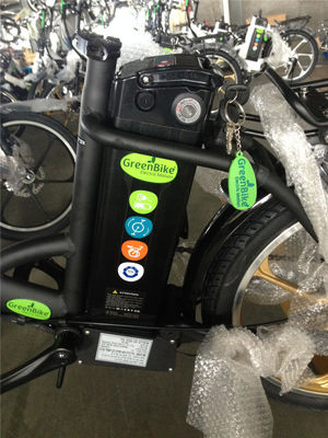 Opvouwbare elektrische fiets voor Israël Groene fiets 350W Mag Wheel 36V Spanning 7 Speed Gears