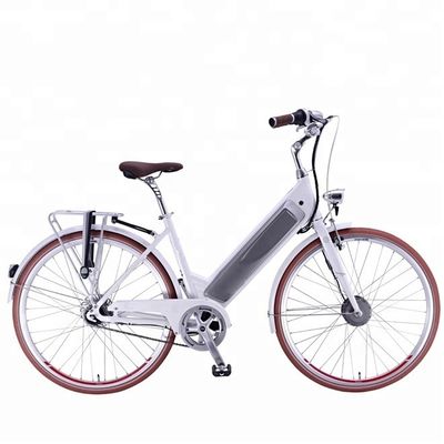 Single Speed 200-250W Green City Electric Bike voor de Europese markt 26 inch A2B in groen