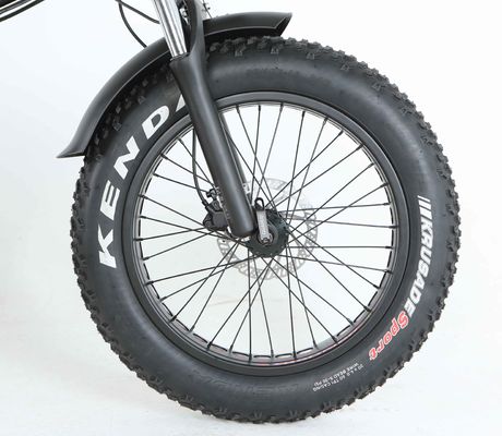 48V 14Ah Lithiumbatterij Samsung 7 Speed 750W 20&quot; 4.0 Full Suspension Frame Klappend E-bike