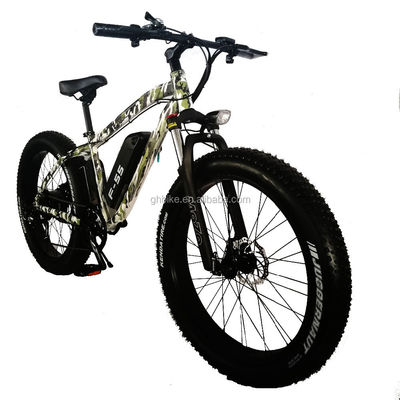 26 inch 750W camouflage legerkleur sneeuw elektrische fiets 48V geen opvouwbaar