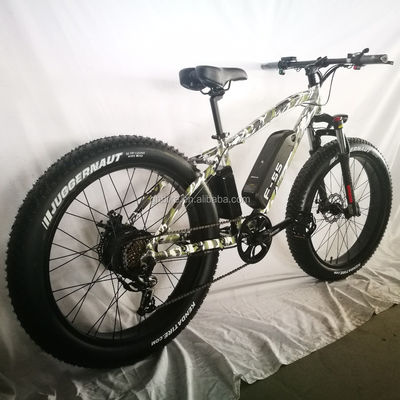 26 inch 750W camouflage legerkleur sneeuw elektrische fiets 48V geen opvouwbaar