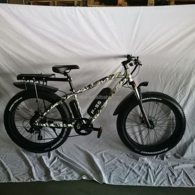 26 inch 750W camouflage legerkleur sneeuw elektrische fiets 48V geen opvouwbaar
