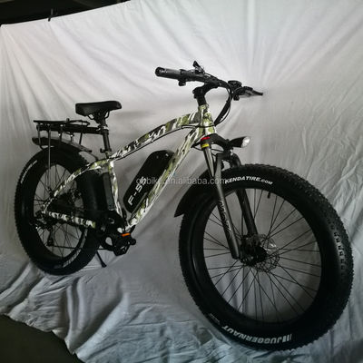 26 inch 750W camouflage legerkleur sneeuw elektrische fiets 48V geen opvouwbaar