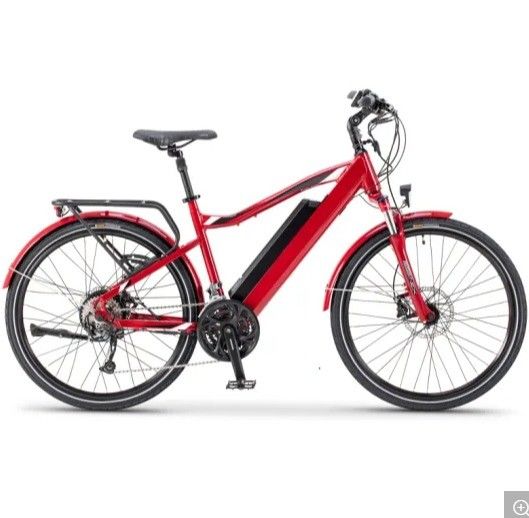 City Road elektrische fiets 26 inch aluminium vork materiaal en achterste drager batterij