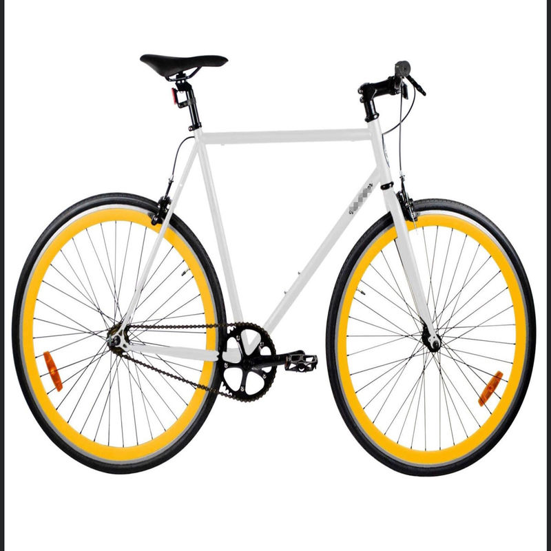 60cm staal frame Fixie Fixed Gear Bike Promax Double V Brake 700c Single Speed Track