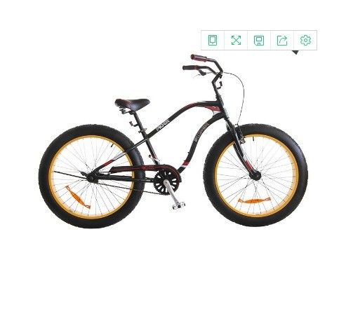 26&quot; wielgrootte vetband fiets fiets sneeuwfiets met L 180MM stam en duurzame constructie