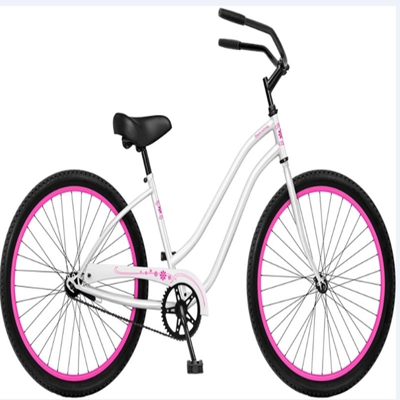 Stap door het ontwerp 26 inch Beach Cruiser Bike met Coaster Foot Brake en witte kleur
