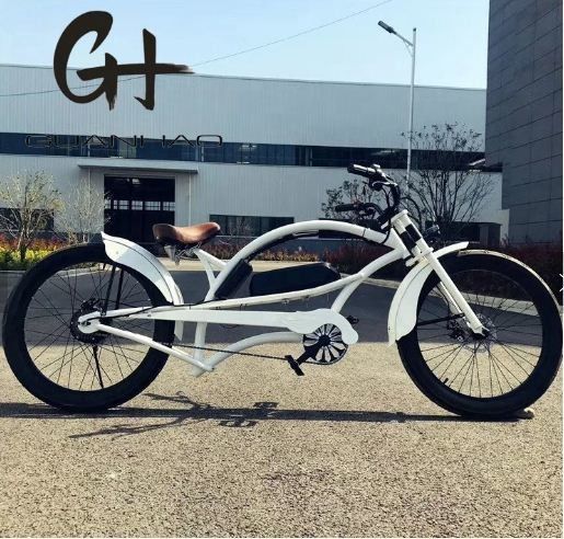 Mensen 24 inch 3.0 band 48V 17AH OEM/ODM 750W 28MPH Single Speed Bafang Motor Display Chopper Elektrische fiets