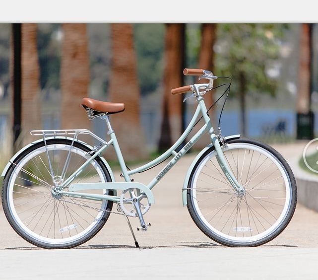 Vintage stadsfiets met 3 versnellingen en aluminium legering V rem bruto gewicht 16 kg