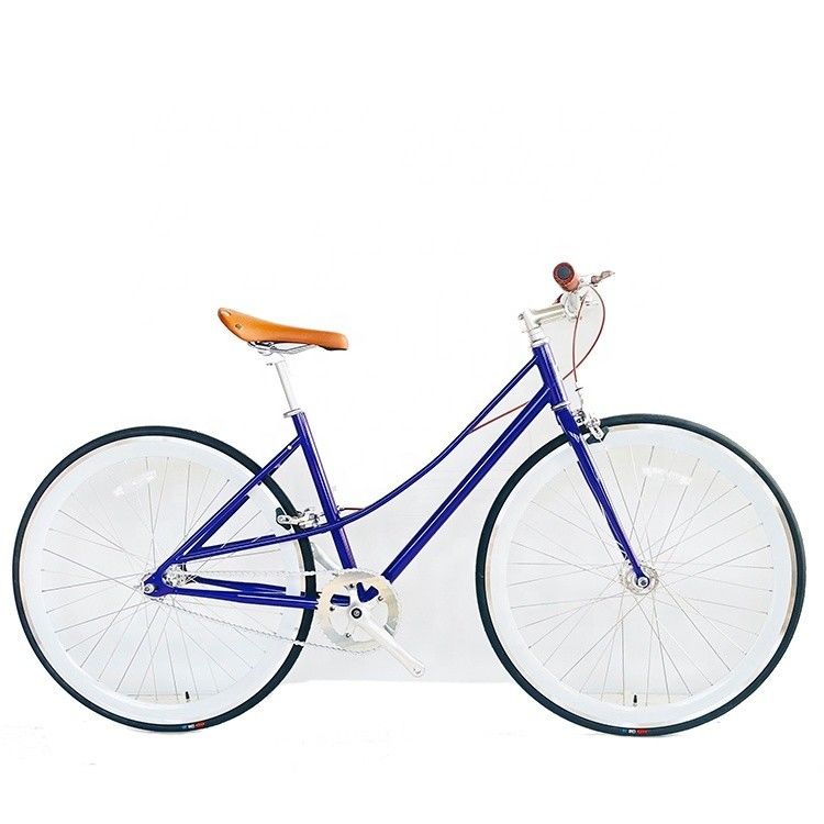 700C Lady Women Gril CE USA Op maat gemaakte Single Speed Step Through City Bike met vaste versnelling