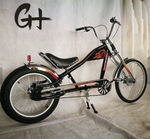 2020 24&quot;-20&quot; Single Speed OEM/ODM Made in Big Adult CE Chopper Bike met aluminium vork