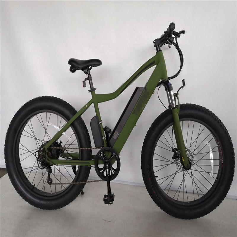 16.7 Ah Batterijcapaciteit Elektrische bergfiets voor volwassenen 26 inch dikke band ebike