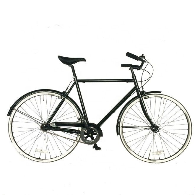 700C SHIMANO Inner 3 Speeds Nederlandse mannen CE Volwassen Staal Frame City Vintage Bike Staal Vork