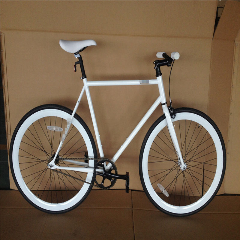 Lasco Crank Set 700c Carbon Frame Single Speed Fixed Gear Fiets met Kenda band 700*28C