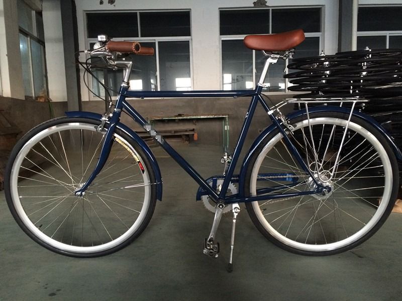 Aluminium legering Vintage City Road Bike met Z-sterremhefboom en kaliperrem gemaakt