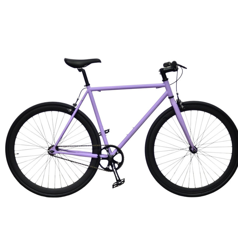 1.6m Lengte OEM Kleurrijke 700C Volwassenen Road Racing Licht Gewicht Single Speed Fixie Fixed Gear Bike