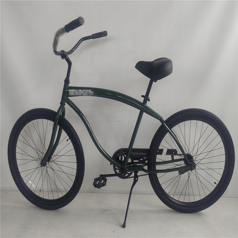USA Verhuur 26" Beach Cruiser Bike voor mannen met Messing Nippels en Single Gear Pedal Brake