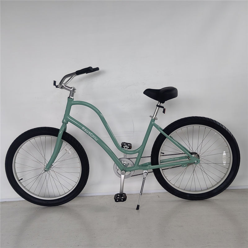 26 inch stap door strand cruiser fiets met aluminium frame en single gear