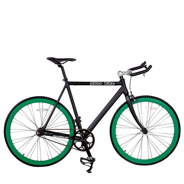 USA CE Track Fixie Fiets 700C Aluminium Frame OEM Single Speed met Aluminium Stem