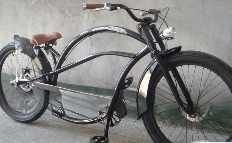 Aluminium Alloy Rim 24&quot; Mannen en Vrouwen Fashion Chopper Beach Cruiser Bike voor prestaties